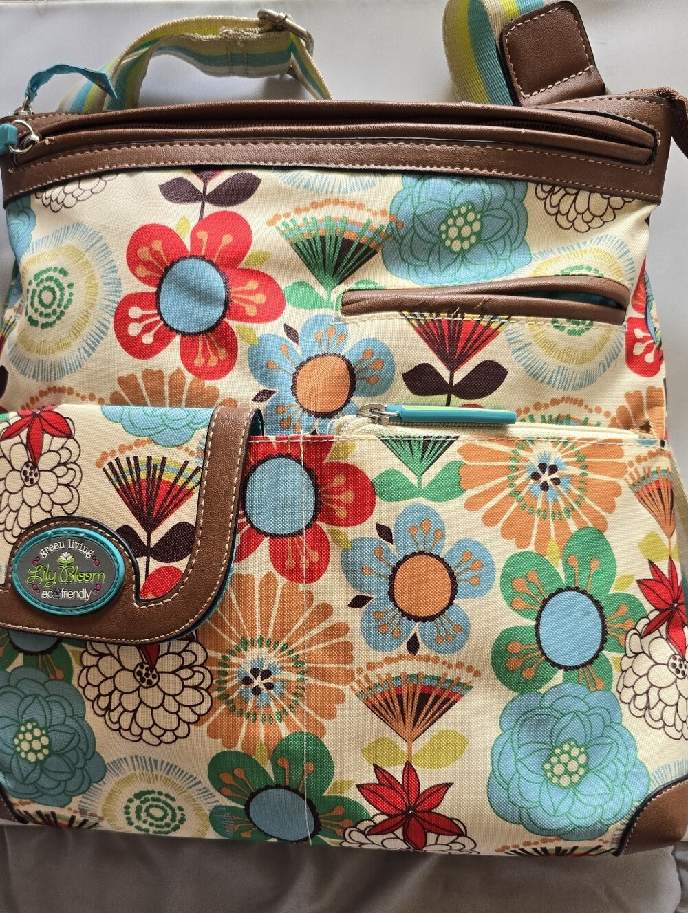 Lily Bloom Cristina Crossbody Bag – Karma Bloom Floral Print